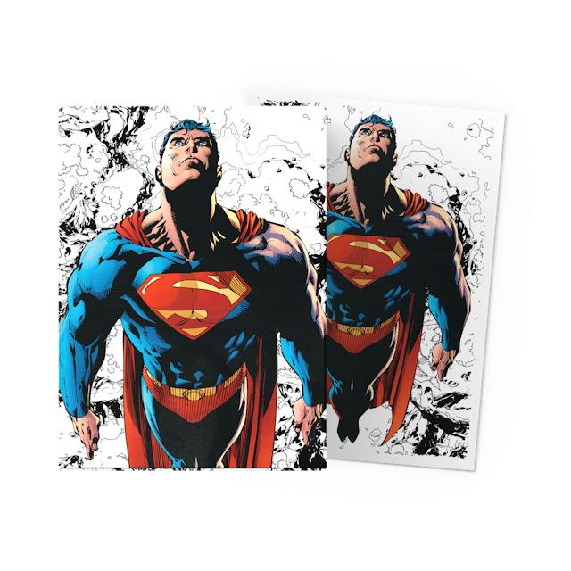 Superman Core (Color) - Matte Dual Art Sleeves - Standard Size