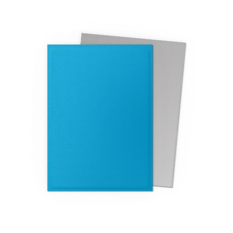 Sky Blue & Silver - Matte Dual Sleeves – Dragon Shield
