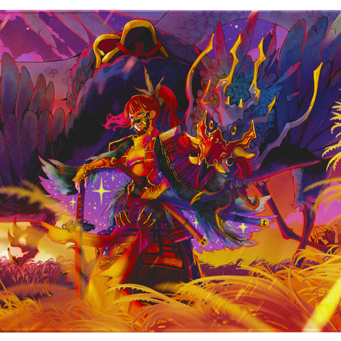 騎士皇アークシーラ プレイマットインドネシア Duel Spirits 2024 雷皇