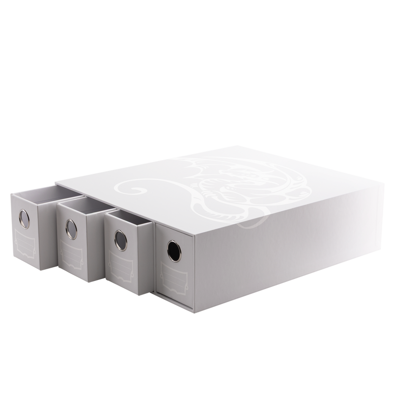 Translation missing: en.Fortress - 4-Card Drawers Horizontal - White