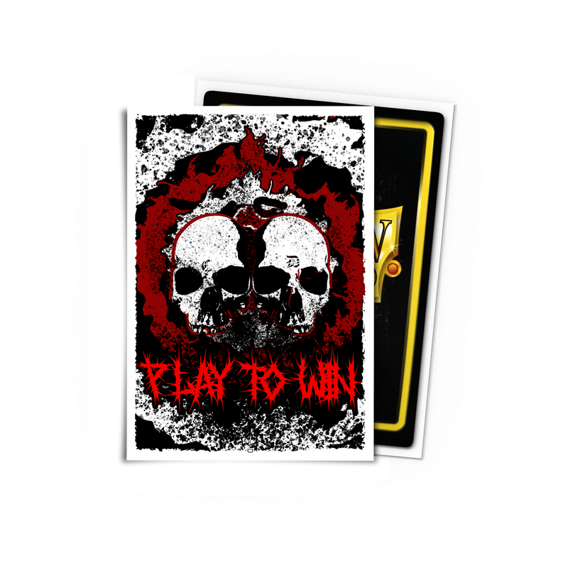 Translation missing: en.Play To Win - Skull - Brushed Art Sleeves - Standard Size