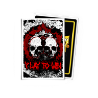 Play To Win - Skull - Brushed Art Sleeves - Standard Size
