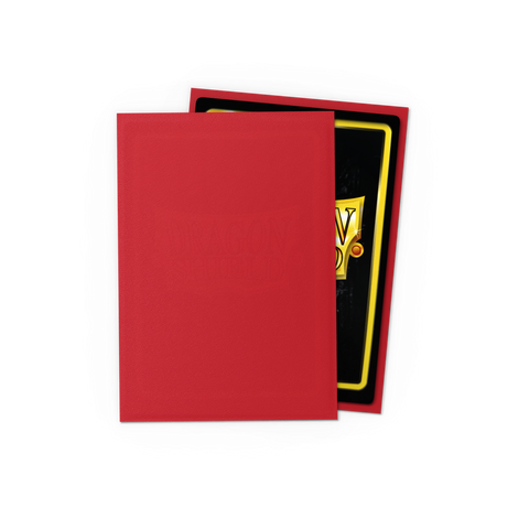 Dragon Shield Sleeves: Japanese Matte Crimson