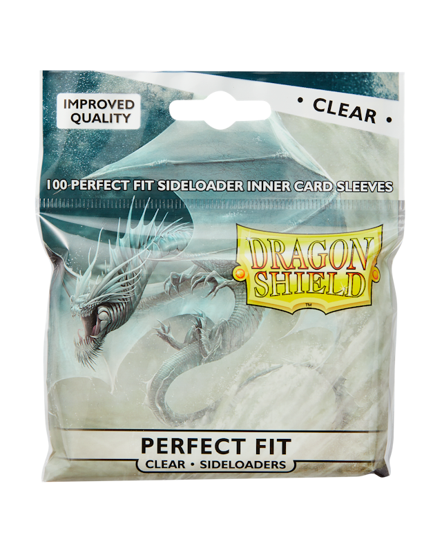 50x Dragon Shield Perfect Fit Inner Sleeves Clear brand new 100 ct