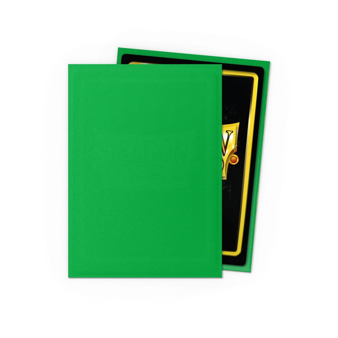 Sleeves 100 Pochettes Dragon Shield Green 63x88 Standard