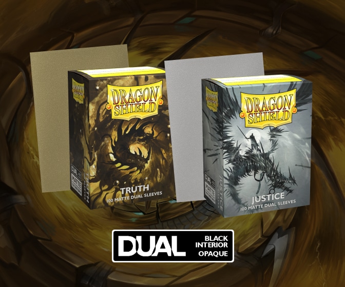 Dual Matte Sleeves - Charred with real dragon fire! 