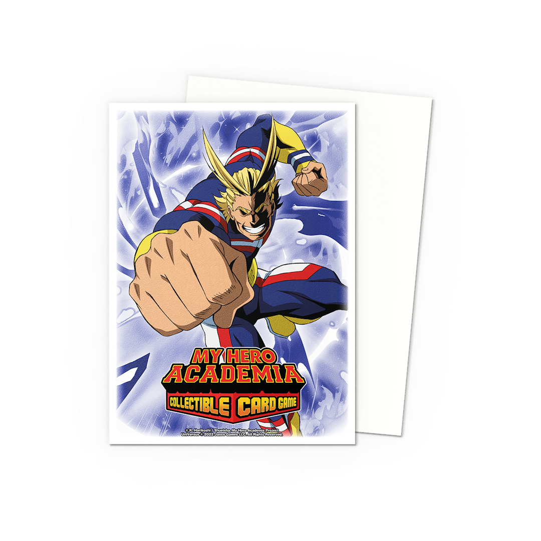 All Might Punch - Matte Art Sleeves - Standard Size