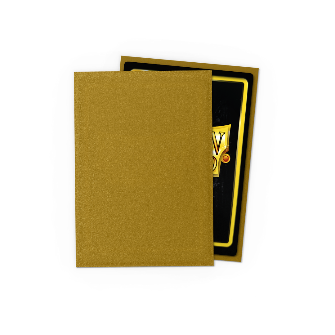 Gold - Matte Sleeves - Japanese Size