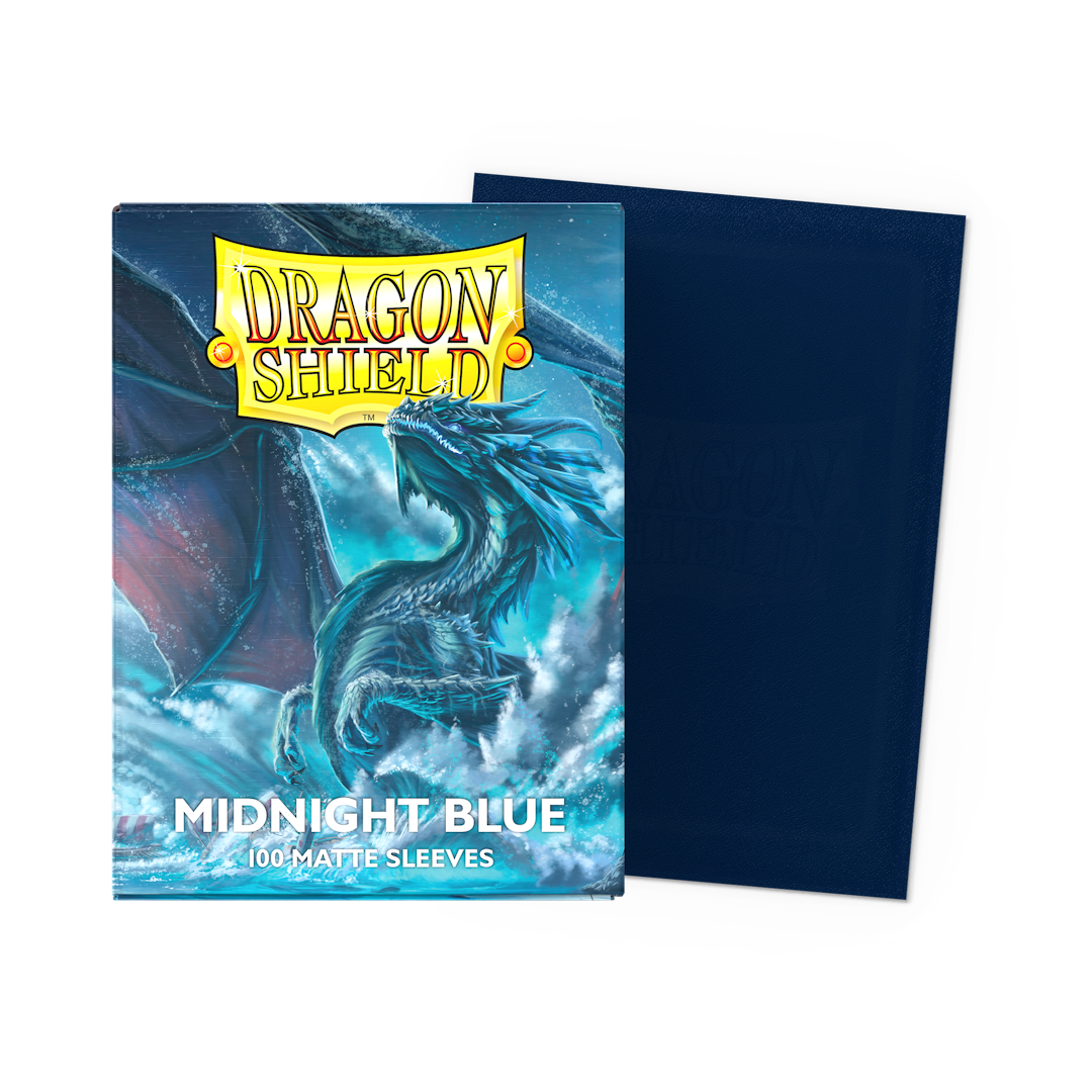 Midnight Blue - Matte Sleeves - Standard Size