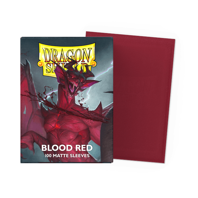 Blood Red - Matte Sleeves - Standard Size