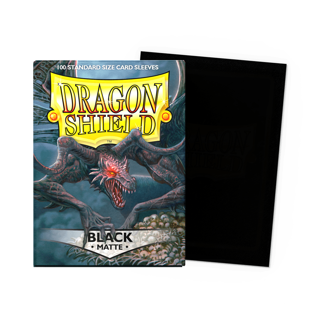 Dragon Shield Matte Black Sleeves (100ct)