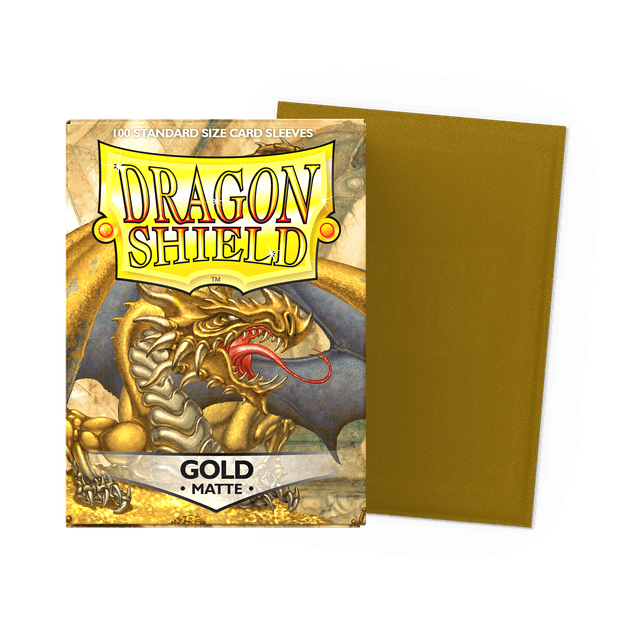 Gold - Matte Sleeves - Standard Size