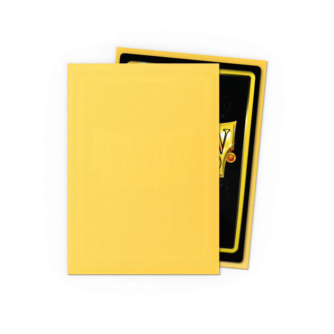 Yellow - Matte Sleeves - Standard Size