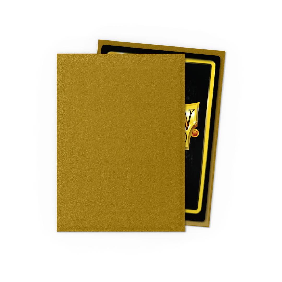 Gold - Matte Sleeves - Standard Size