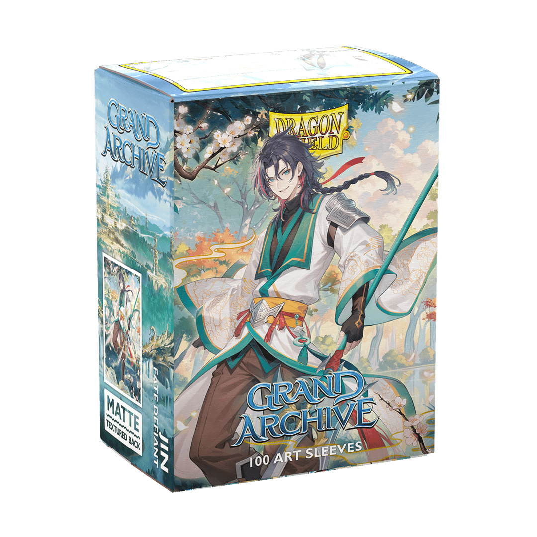 Grand Archive Sleeves - Jin, Fate Defiant - Dragon Shield Grand Archive Sleeves - Jin, Fate Defiant - Dragon Shield