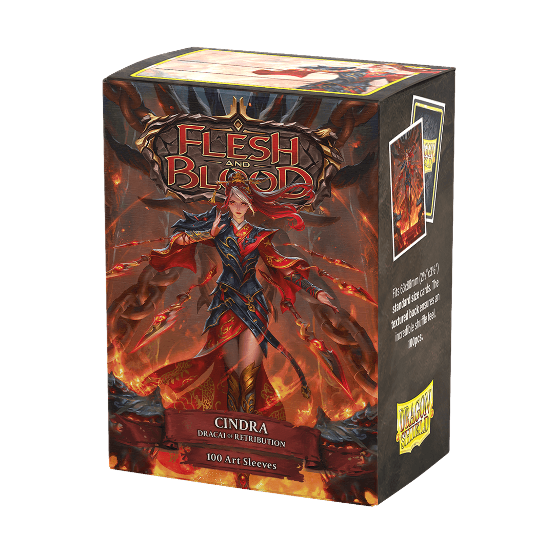 Cindra, Dracai of Retribution - Matte Art Sleeves for your Flesh Cindra, Dracai of Retribution - Matte Art Sleeves for your Flesh