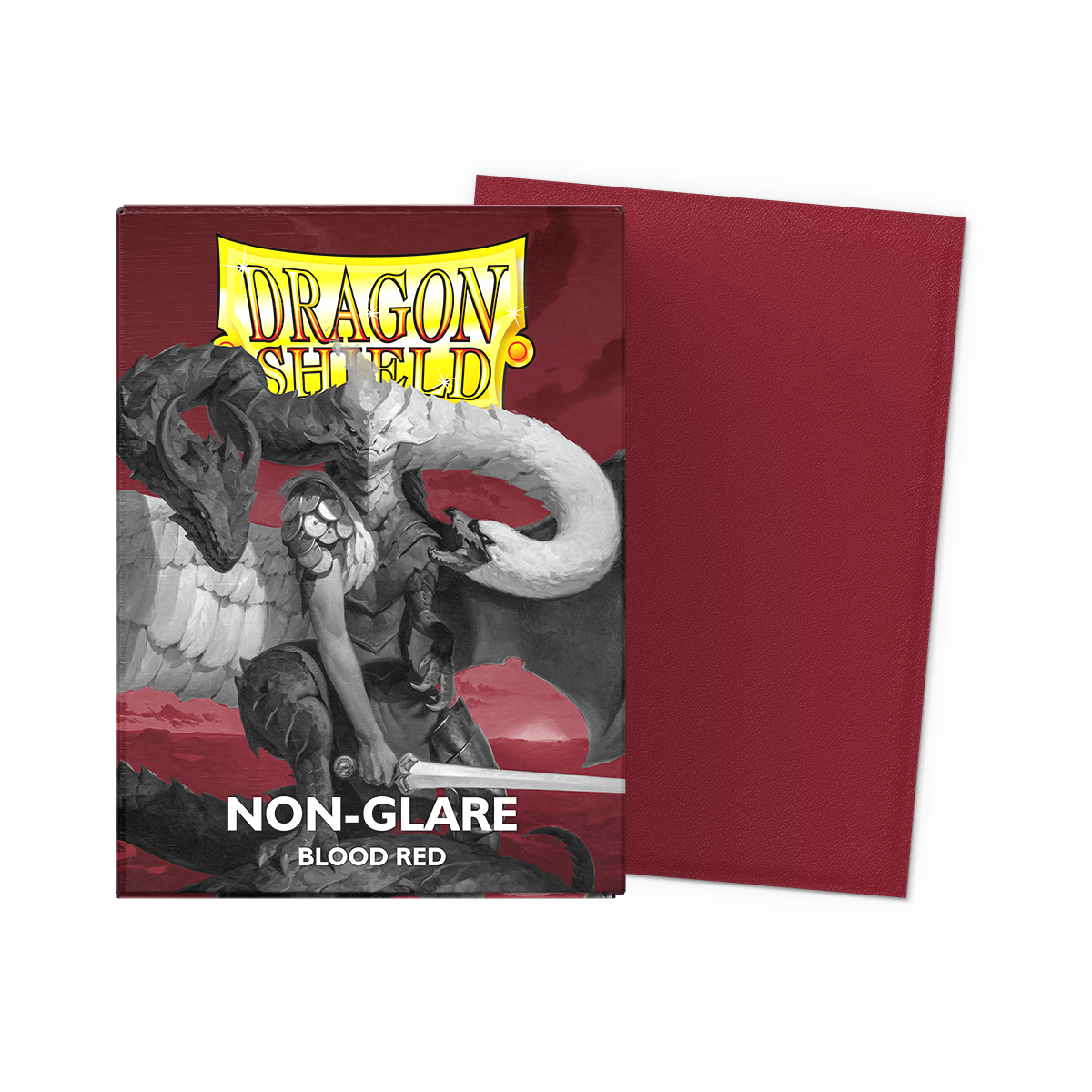 Blood Red - Non-Glare - Matte Sleeves – Dragon Shield
