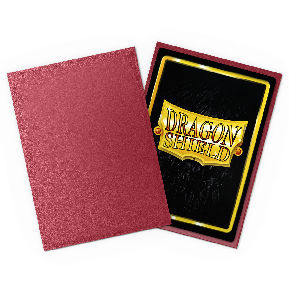 non glare card sleeves Blood Red - Non-Glare