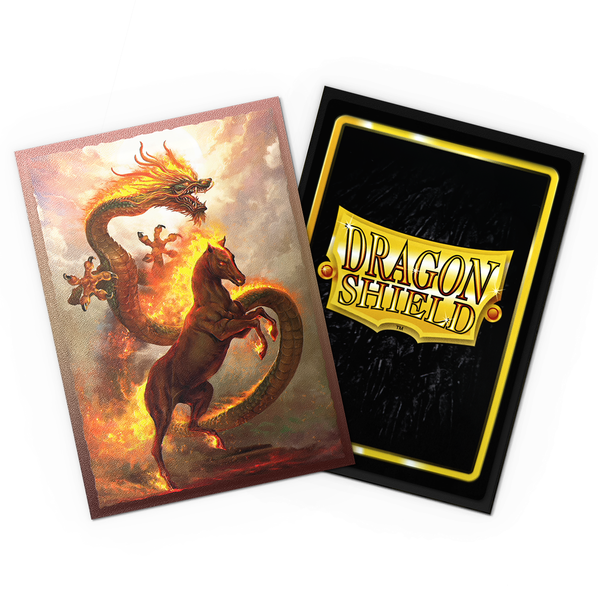 Fire Horse 2026 - Matte Dual Art Sleeves Dragon Shield Fire Horse 2026 - Matte Dual Art Sleeves Dragon Shield