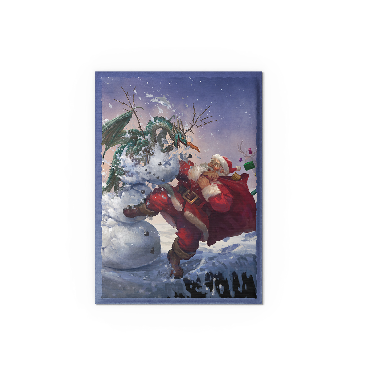 Special Sleeve Selection　冬扇　スリーブ　A Christmas 2025 - Brushed Art Sleeves – Dragon Shield
