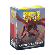 Crimson & Silver - Matte Dual Sleeves