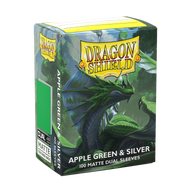 Apple Green & Silver - Matte Dual Sleeves