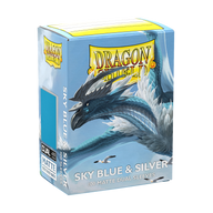 Sky Blue & Silver - Matte Dual Sleeves