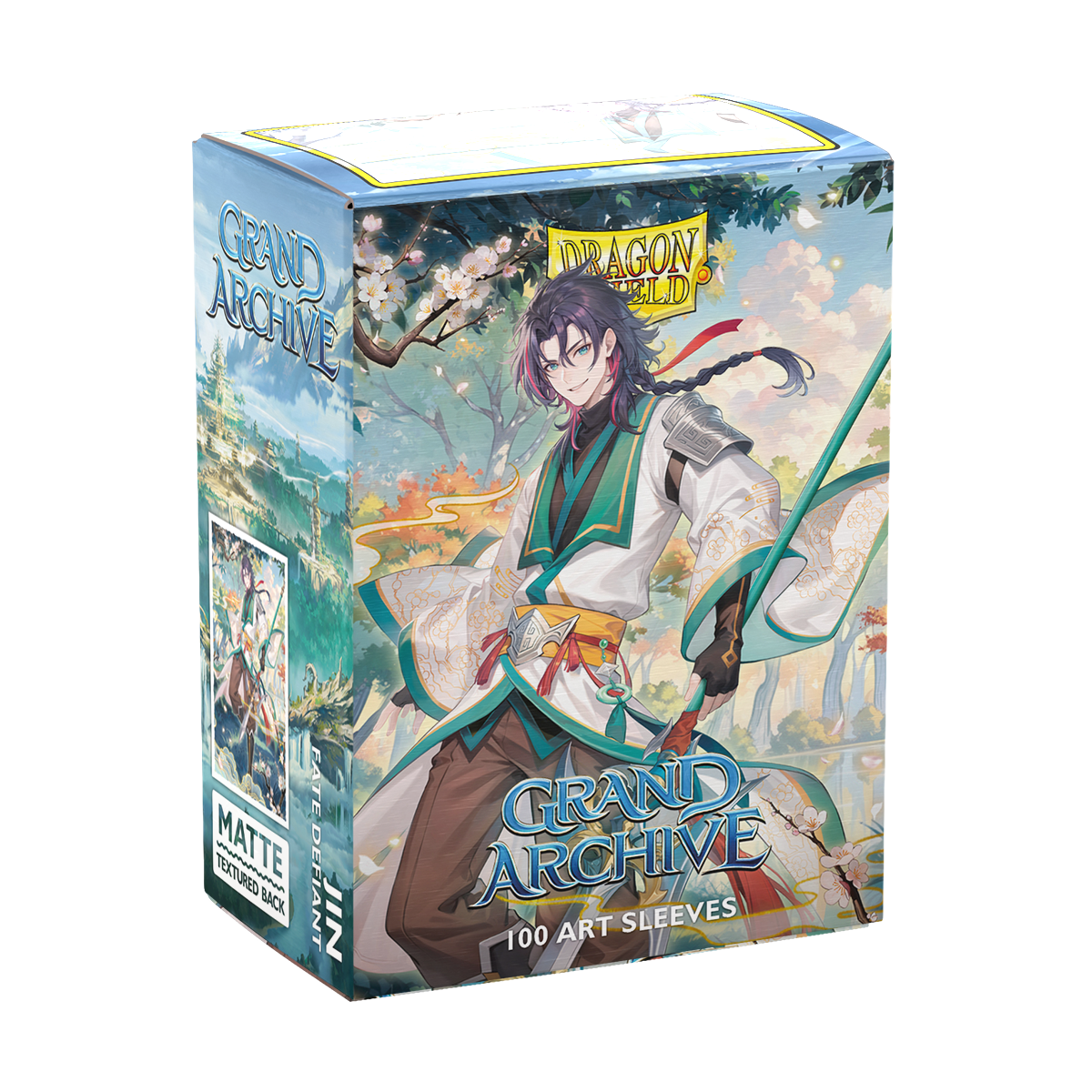 Grand Archive - Jin: Fate Defiant - Matte Art Sleeves – Dragon Shield
