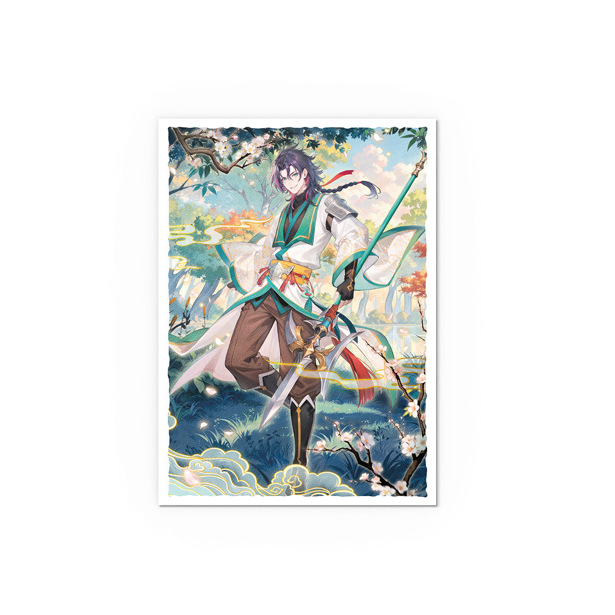 Grand Archive - Jin: Fate Defiant - Matte Art Sleeves Dragon Shield Grand Archive - Jin: Fate Defiant - Matte Art Sleeves Dragon Shield