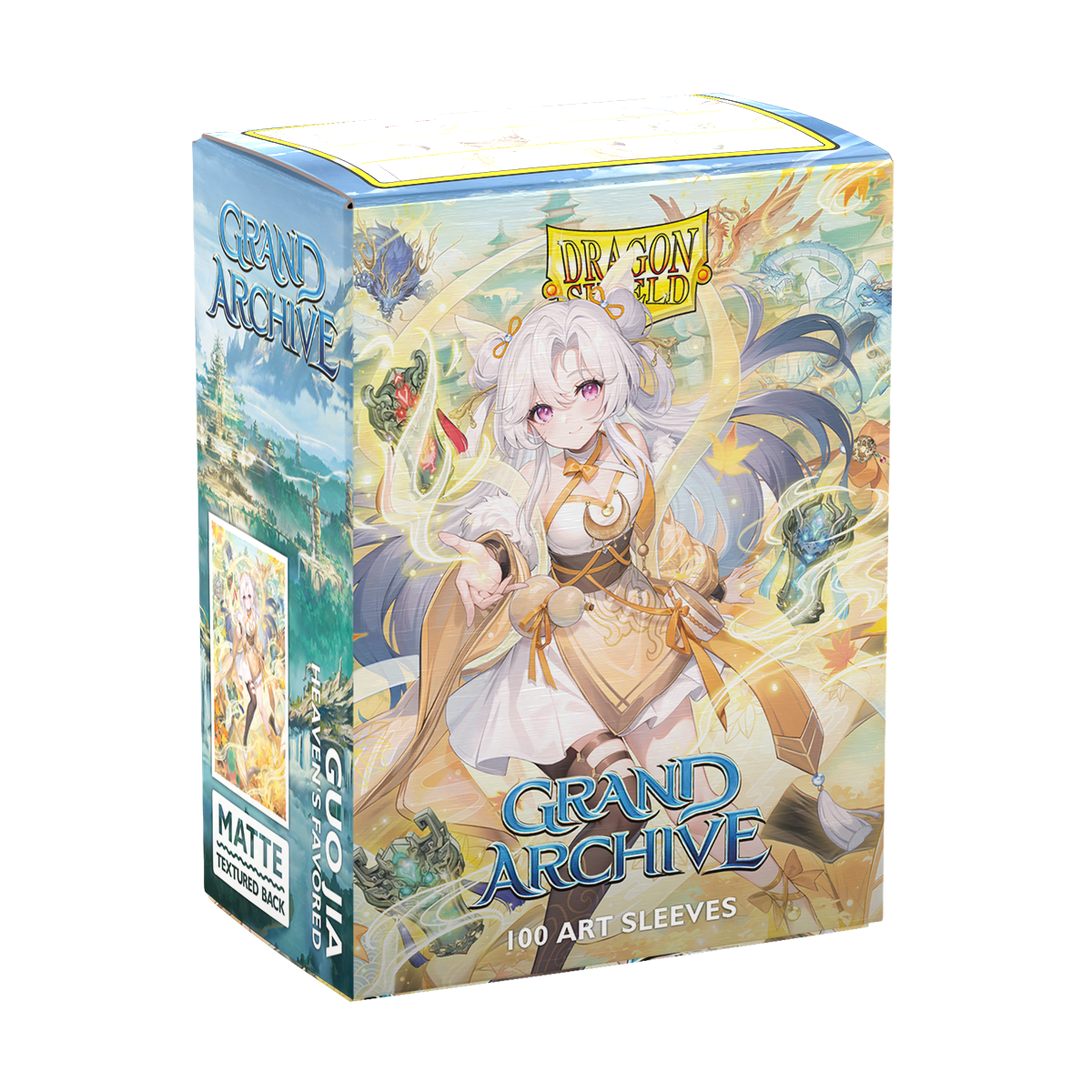 Grand Archive - Guo Jia: Heaven s Favored - Matte Art Sleeves Grand Archive - Guo Jia: Heaven s Favored - Matte Art Sleeves