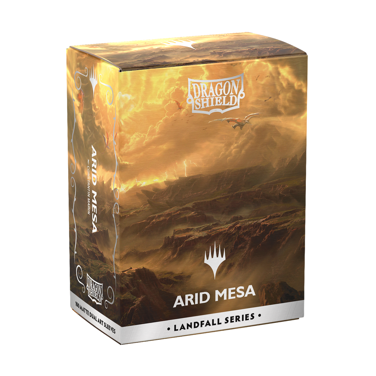 Landfall Series - Arid Mesa - Matte Dual Art Sleeves – Dragon Shield Landfall Series - Arid Mesa - Matte Dual Art Sleeves – Dragon Shield