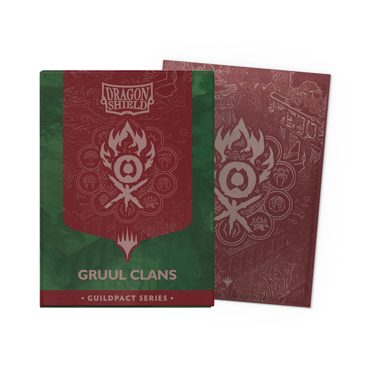 gruul card sleeves Dragon Shield X Magic: The Gathering | Gruul Clans | Standard Size Sleeves  Guildpact Series