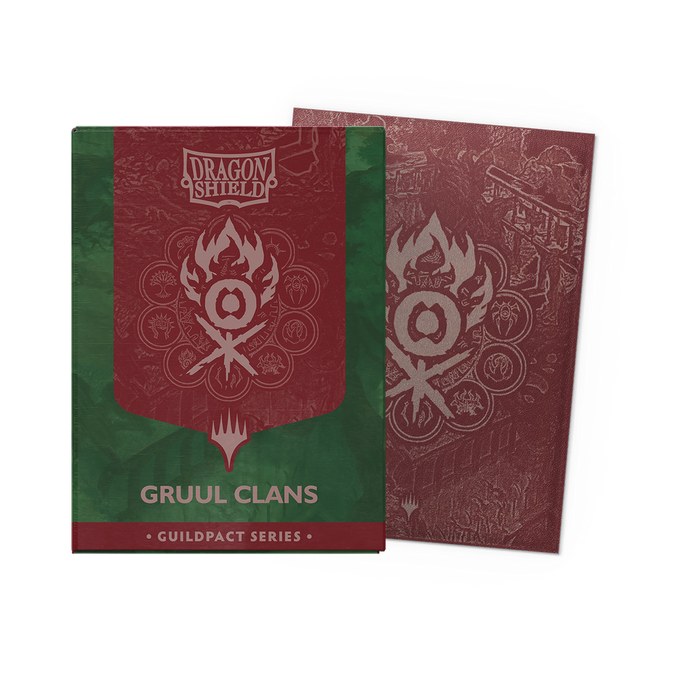 Dragon Shield Guildpact Gruul Clans Matte Dual Art Sleeves - 100ct