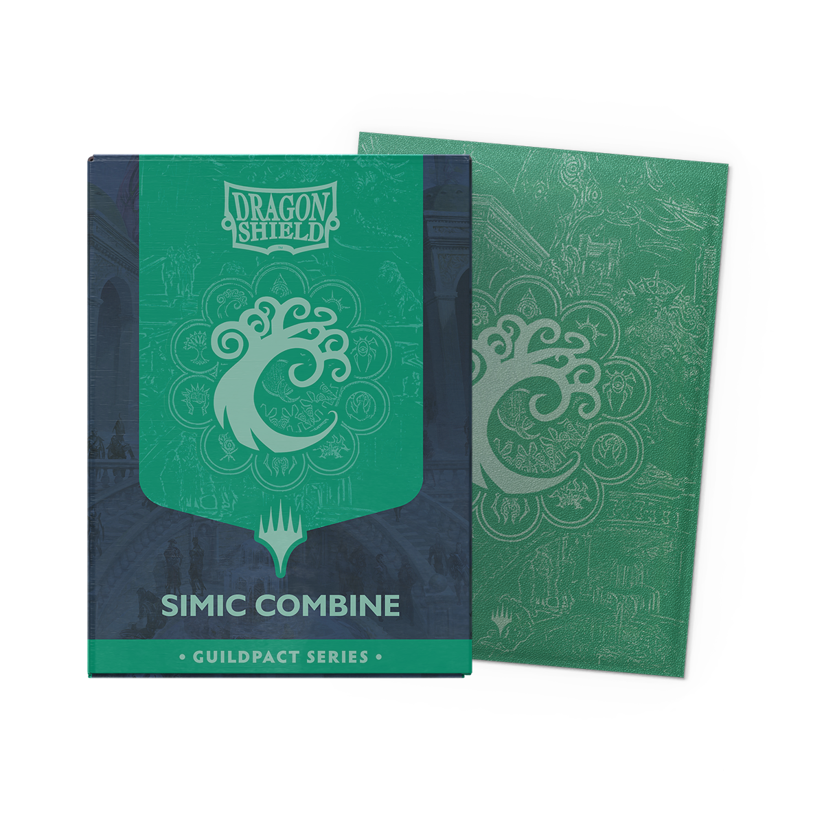 simic card sleeves Temur Sleeves: Blue Red Green Mana - Realm Guard MTG Stand apart from your enemies or allies with these never seen before designs Ultra Pro Magic the Gathering