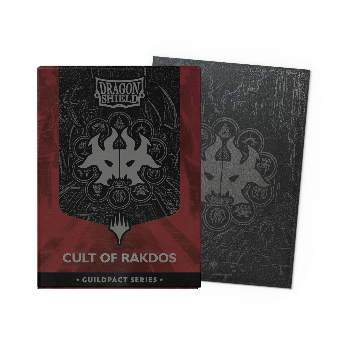 rakdos card sleeves 60ct * of Ravnica Card Sleeves PVC Free Standard TCG Size 66mm X 92mm Works With Perfect Fit Double Sleeves Transparent Micro Film Technology For Anit Necromancer Rakdos Card Sleeves -