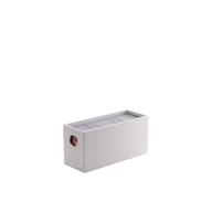 Fortress - 2-Card Drawers Vertical - White