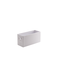 Fortress - 2-Card Drawers Vertical - White