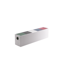 Fortress - 4-Card Drawers Horizontal - White