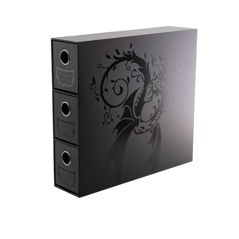 Translation missing: en.Fortress - 3-Card Drawers Vertical - Black