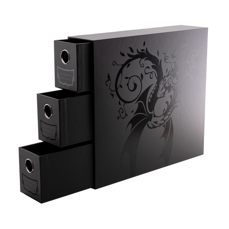 Translation missing: en.Fortress - 3-Card Drawers Vertical - Black