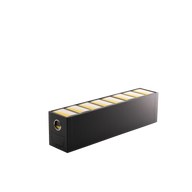 Fortress - 4-Card Drawers Horizontal - Black