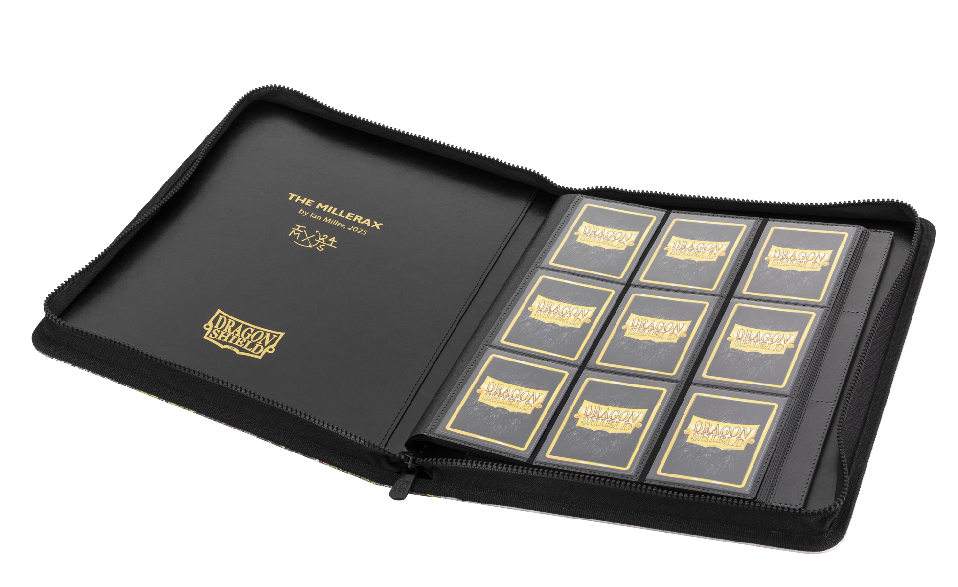 dragon shield card binder Black Codex 12 Pocket Portfolio 24 576 Storage the album of choice for collectors and traders Dragon Shield Zipster XL Binder