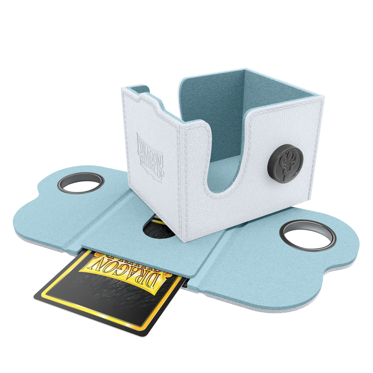Dragon Box 100+ White & Aqua – Dragon Shield
