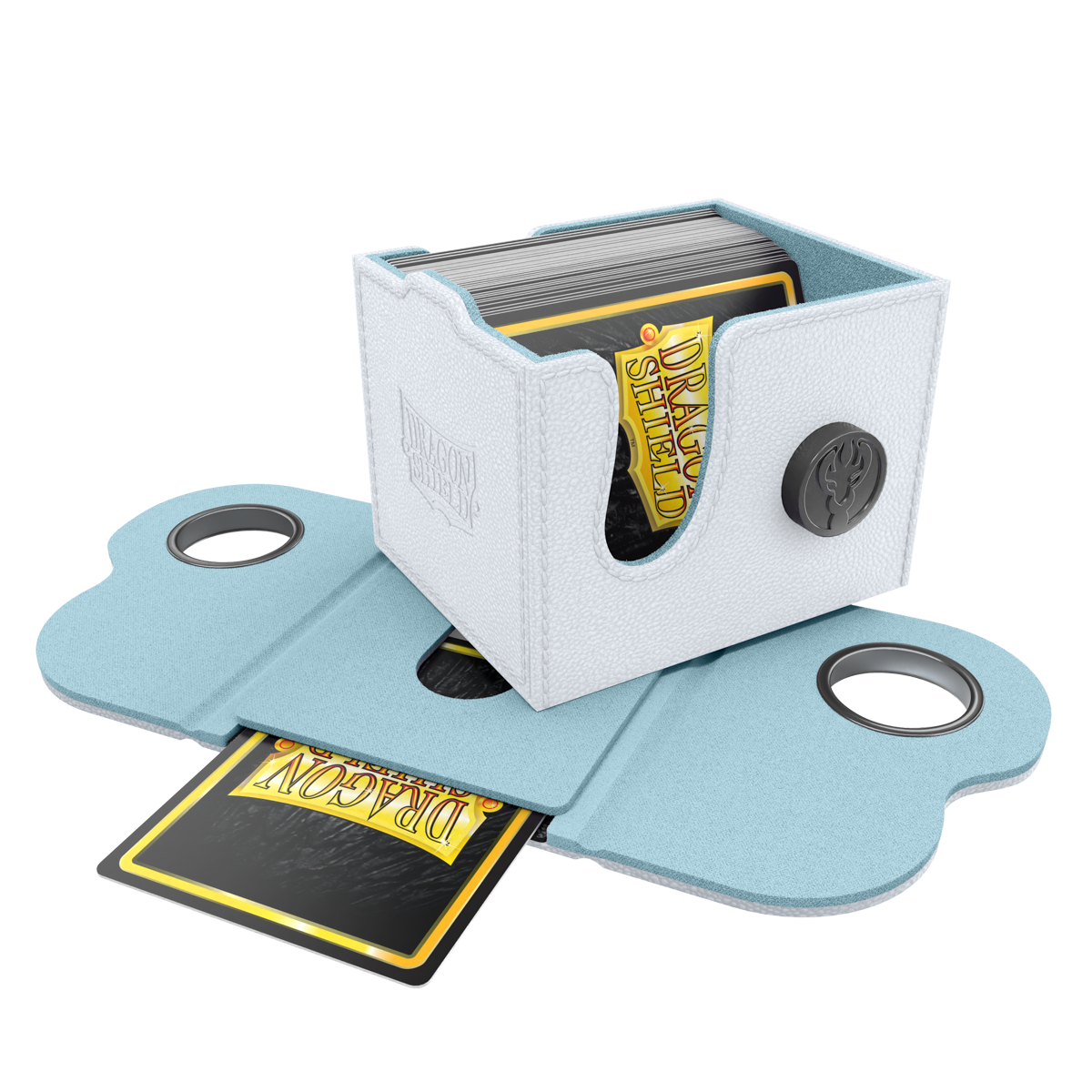 Dragon Box 100+ White & Aqua – Dragon Shield