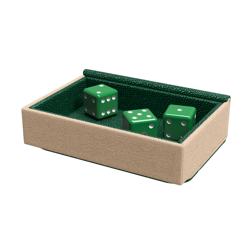 Dragon Tray - Green & Sand