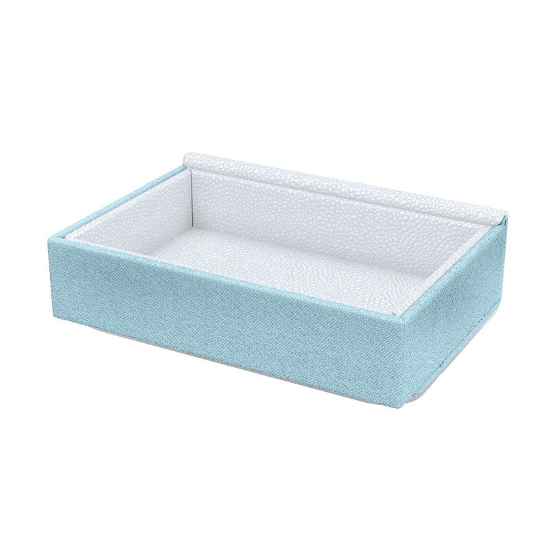 Dragon Tray - White & Aqua