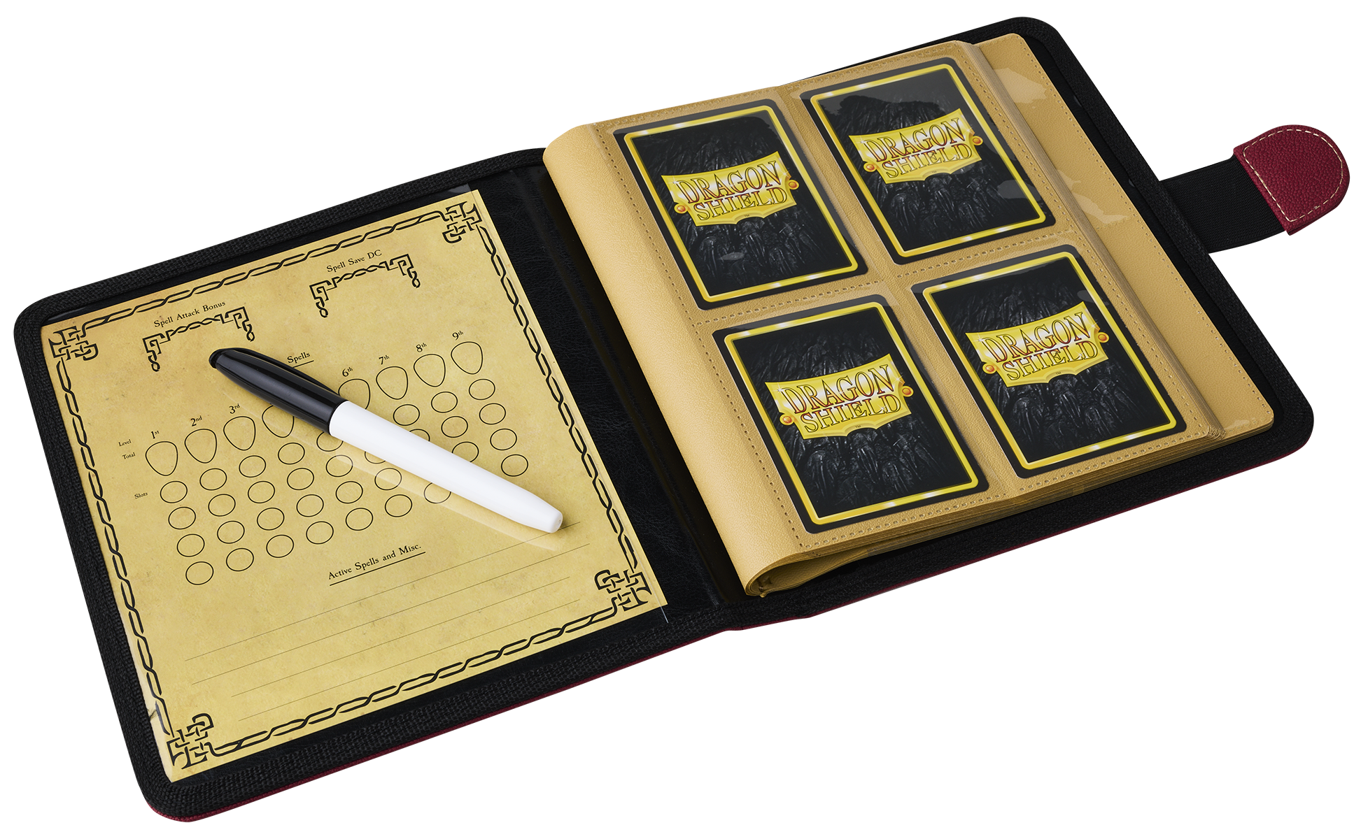 Spell Codex - Blood Red – Dragon Shield