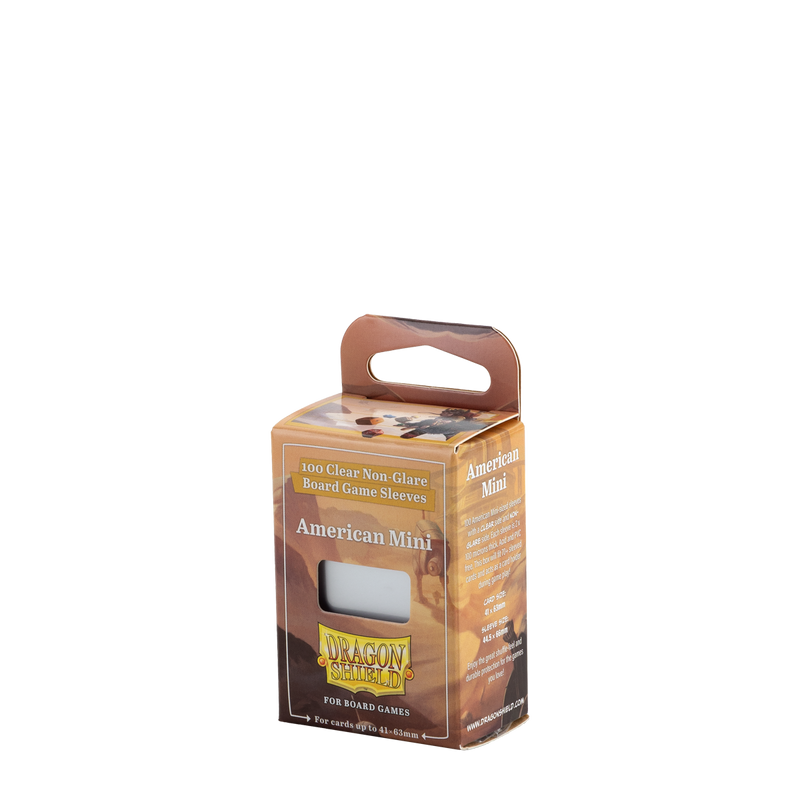 Translation missing: en.American Mini - Clear/Non-Glare - Board Game Sleeves