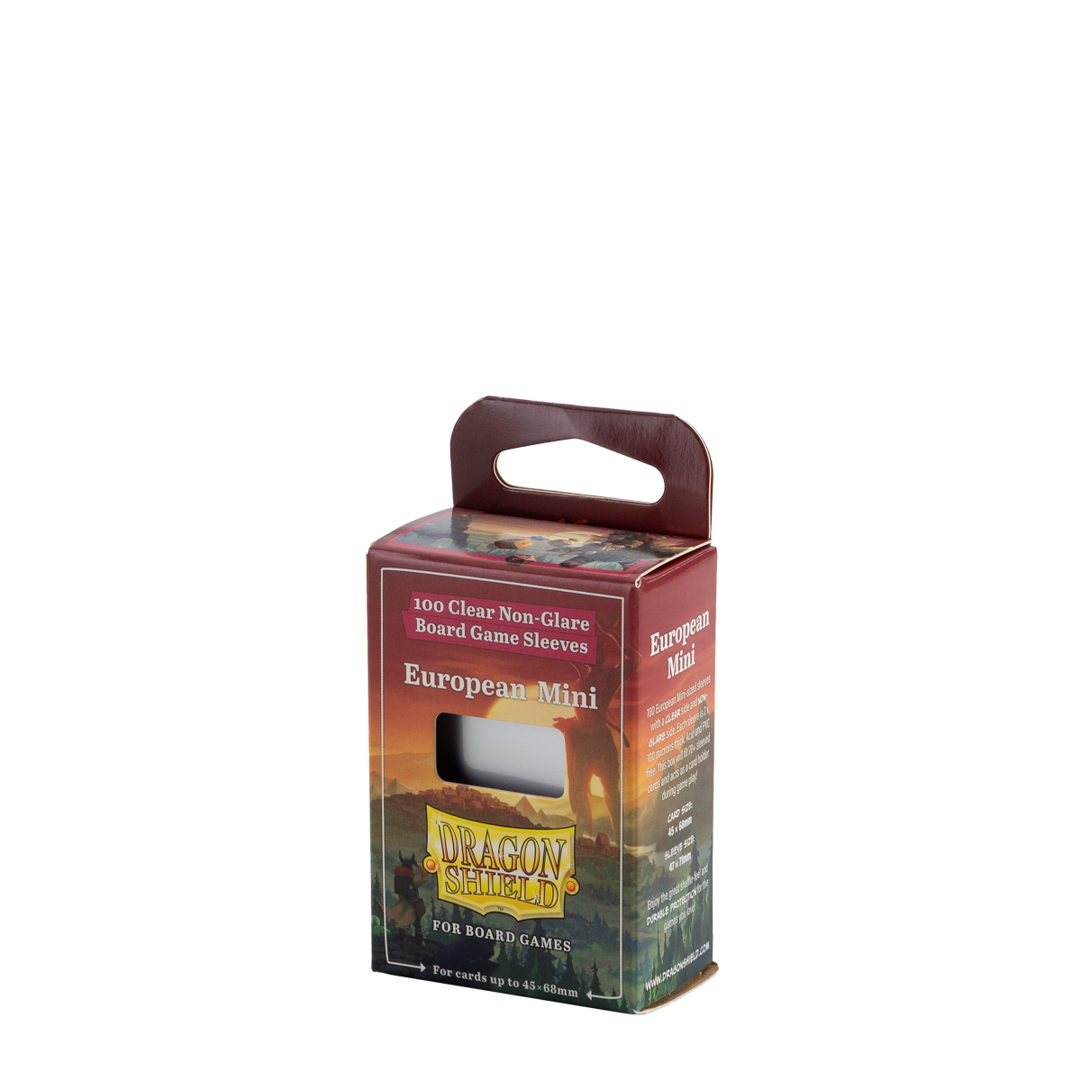 European Mini - Clear/Non-Glare - Board Game Sleeves Dragon Shield European Mini - Clear/Non-Glare - Board Game Sleeves Dragon Shield