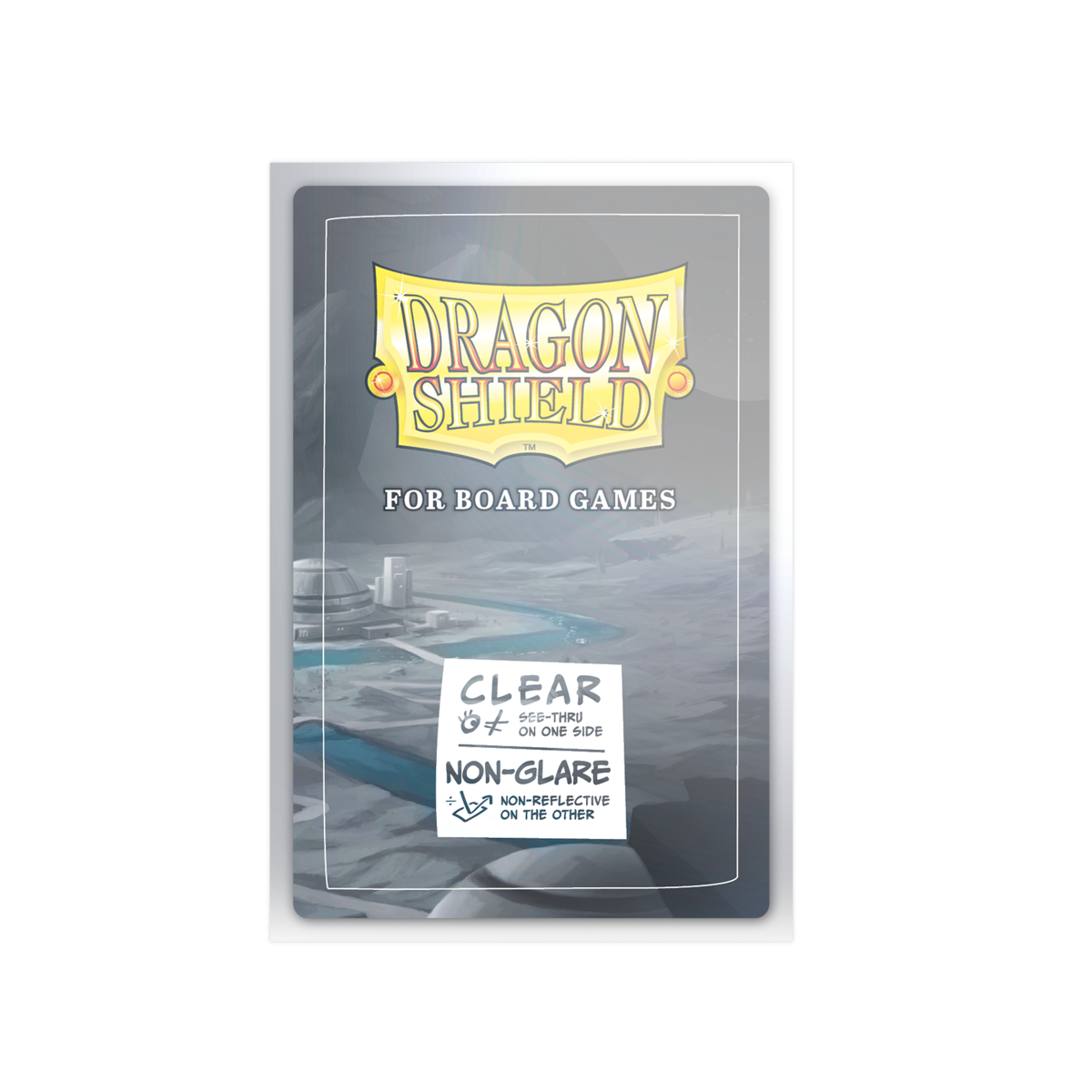 dragon shield sleeves matte card game clear Extra Large - Clear/Non-Glare